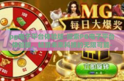 pg电子平台体验版-探索PG电子平台体验版，畅游未来科技的无限可能-pg电子平台体验版