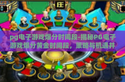 pg电子游戏爆分时间段-揭秘PG电子游戏爆分黄金时间段，策略与机遇并存-pg电子游戏爆分时间段