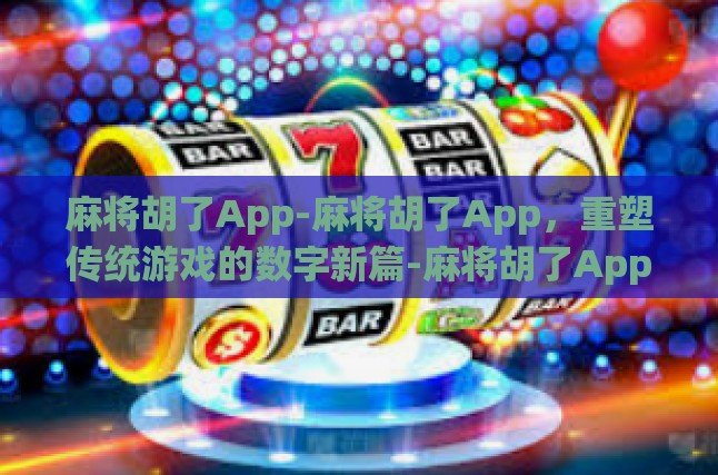 麻将胡了App-麻将胡了App，重塑传统游戏的数字新篇-麻将胡了App